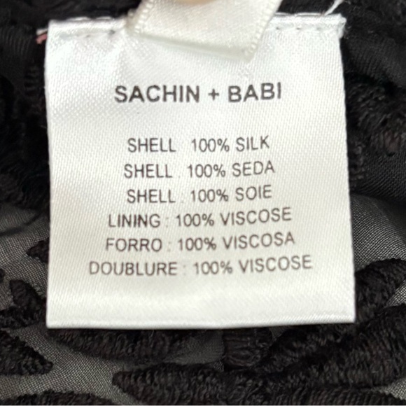 Sachin + Babi Black Embellished Sleeveless Tank Top - Picture 6 of 6